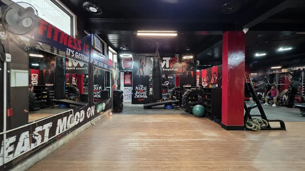 Sector 70, Noida: a WTF gym floor