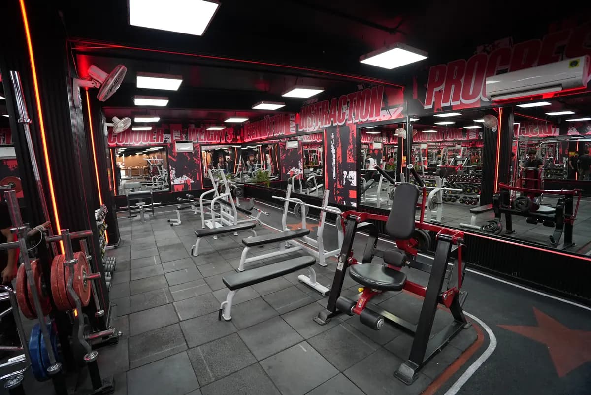 Najafgarh, Delhi: a WTF gym floor